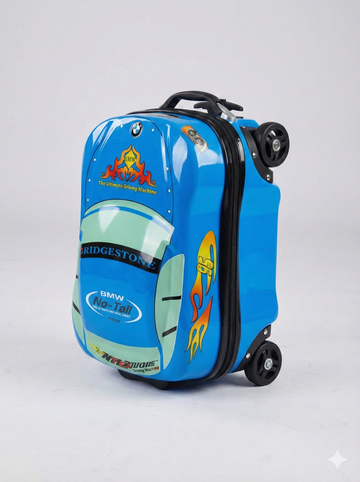 Kids sports car trolly bag