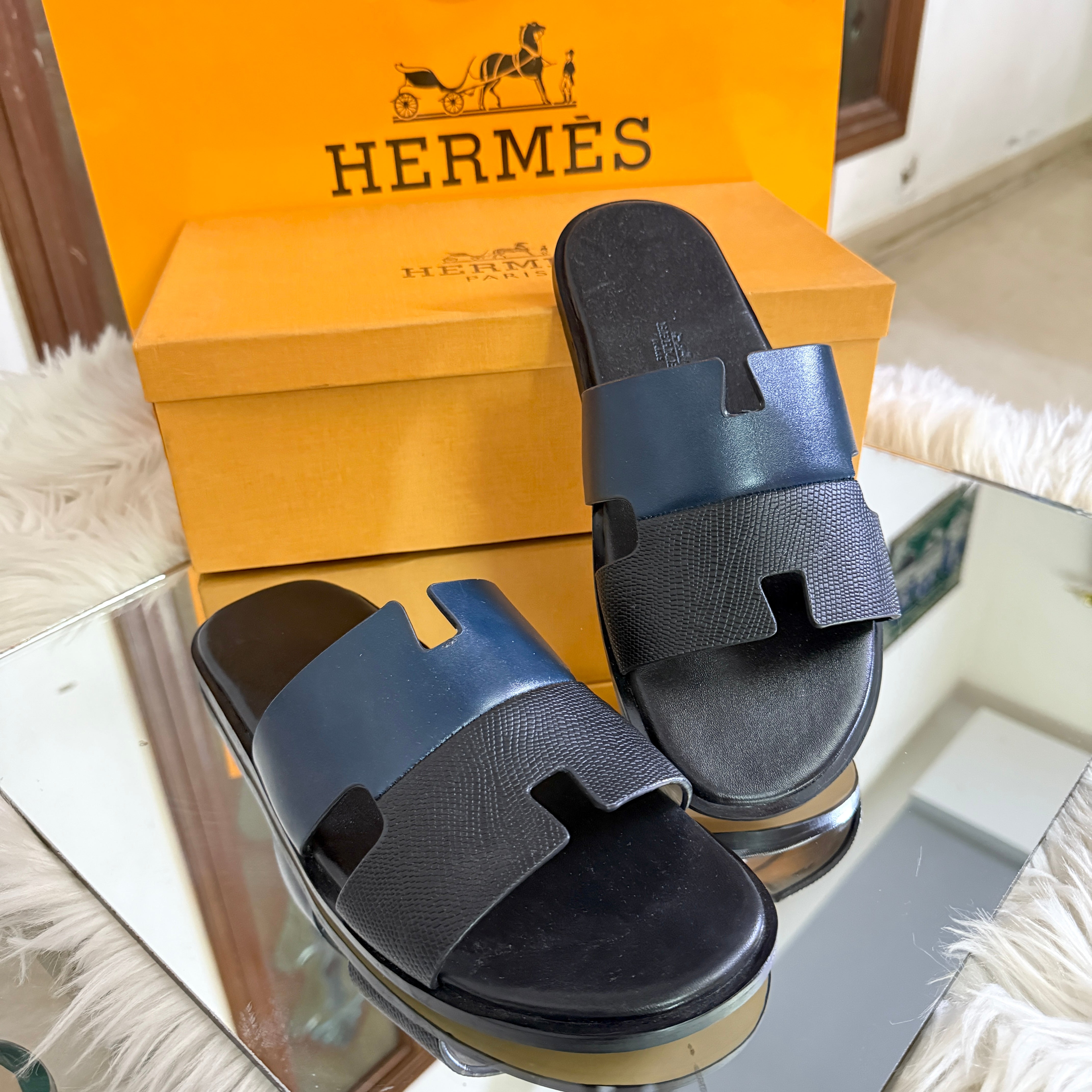 Hermes Men's Prime Slippers