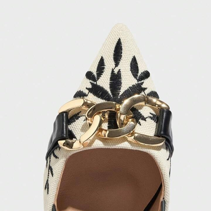 FLORAL EMBROIDERED CHAIN7