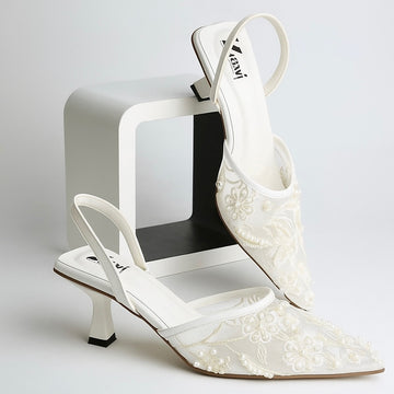 PEARL EMBROIDERY (White)