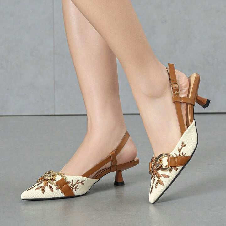 FLORAL EMBROIDERED CHAIN7