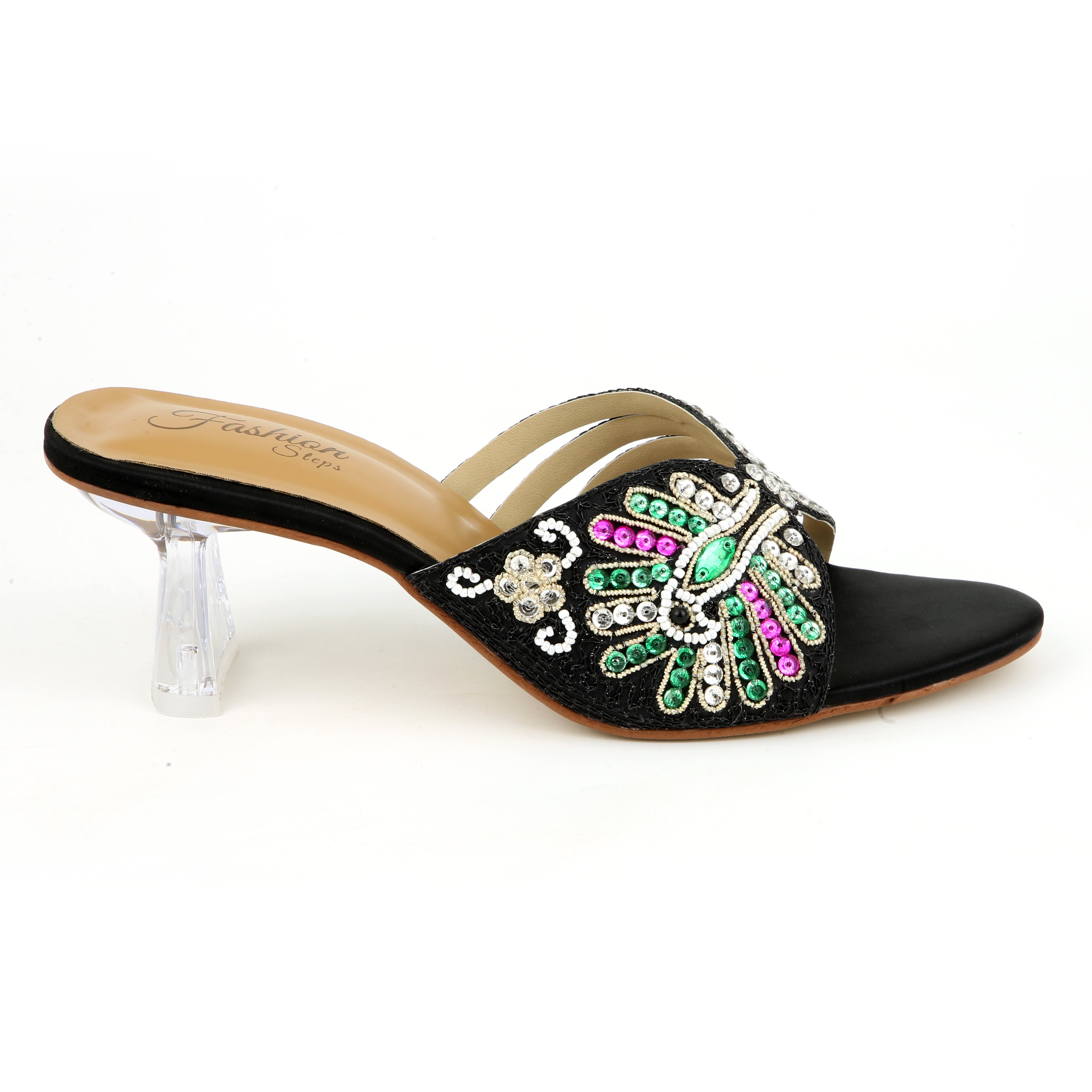 Fashionstep embroidery heel