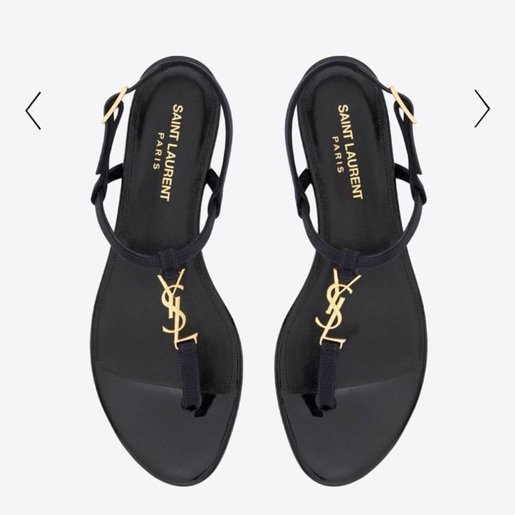 YSL SLIDES (black ) - ZAWJ