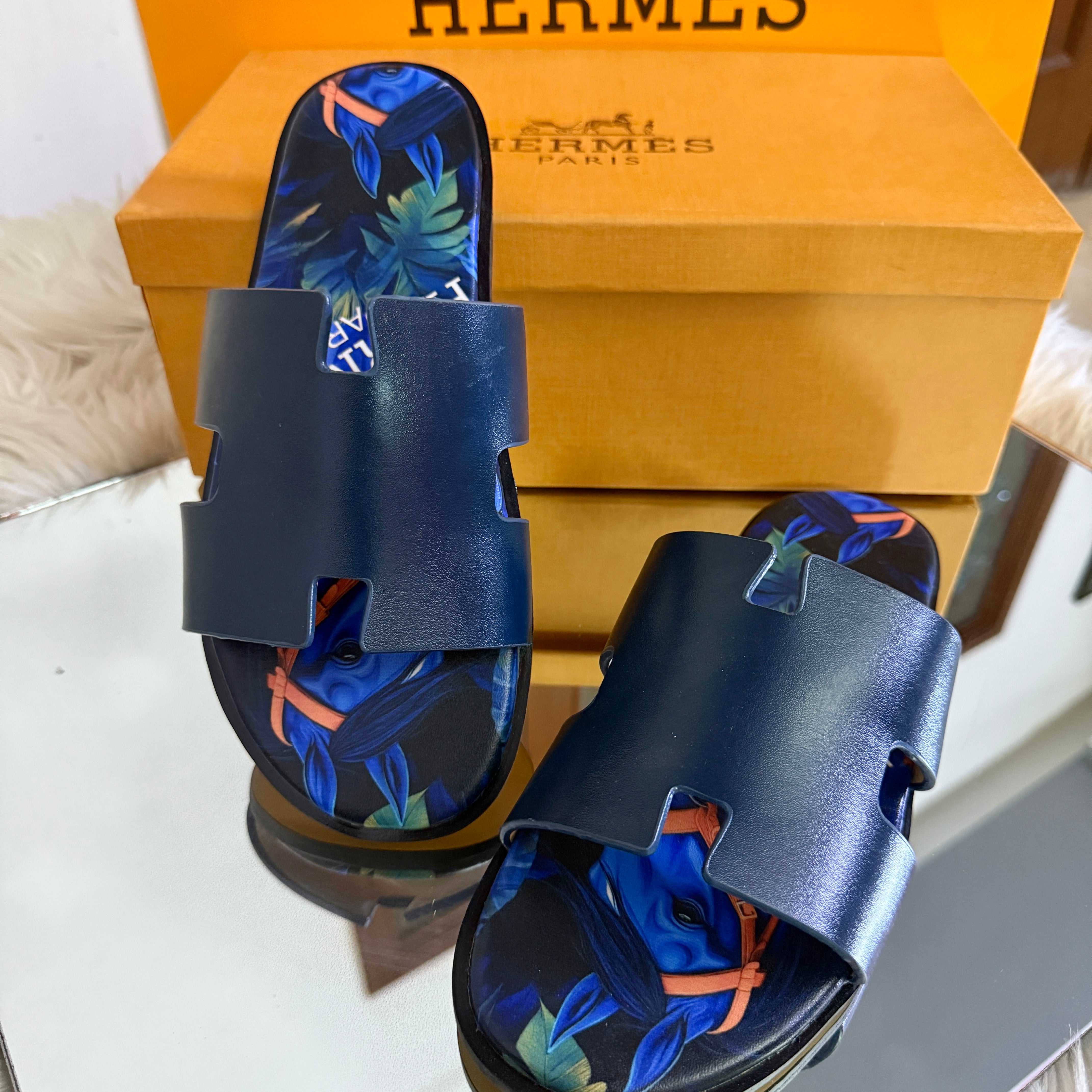 Hermes Men's Prime Slippers