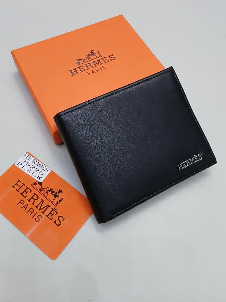 Hermes Leather wallet with card holder