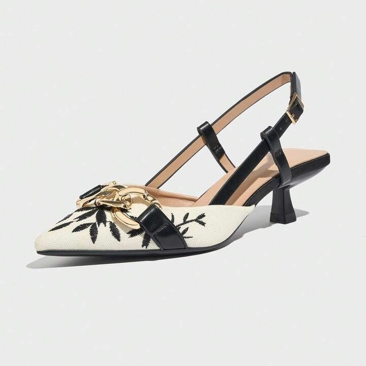 FLORAL EMBROIDERED CHAIN7