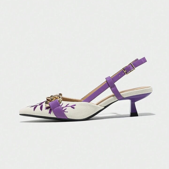 FLORAL EMBROIDERED CHAIN7