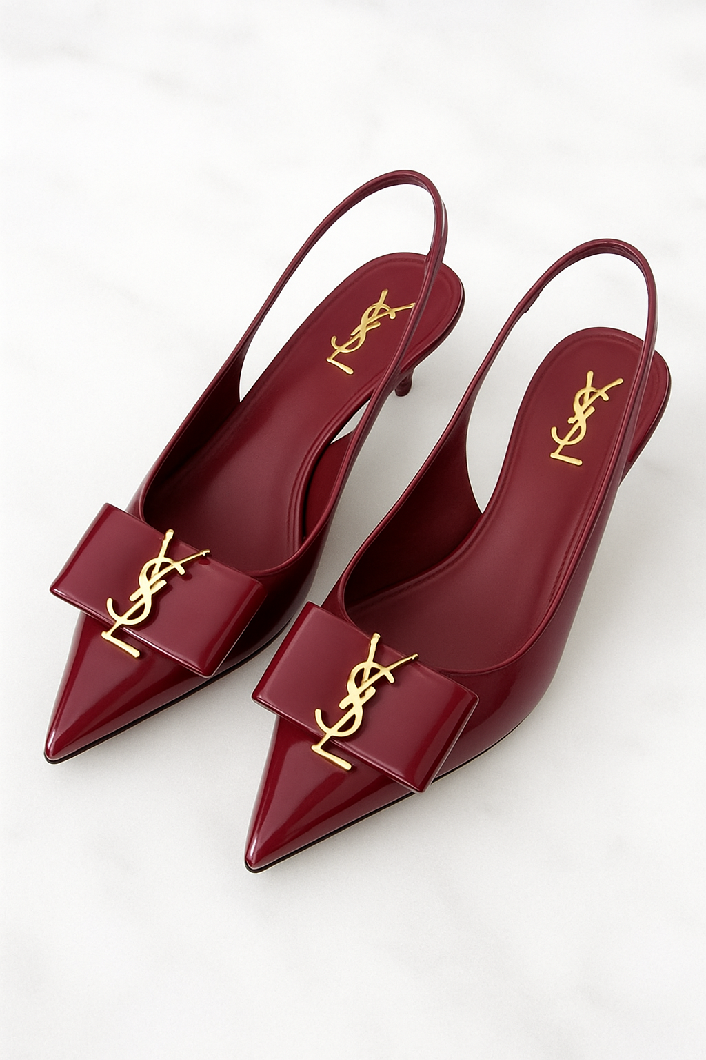 Crown mules Ysl