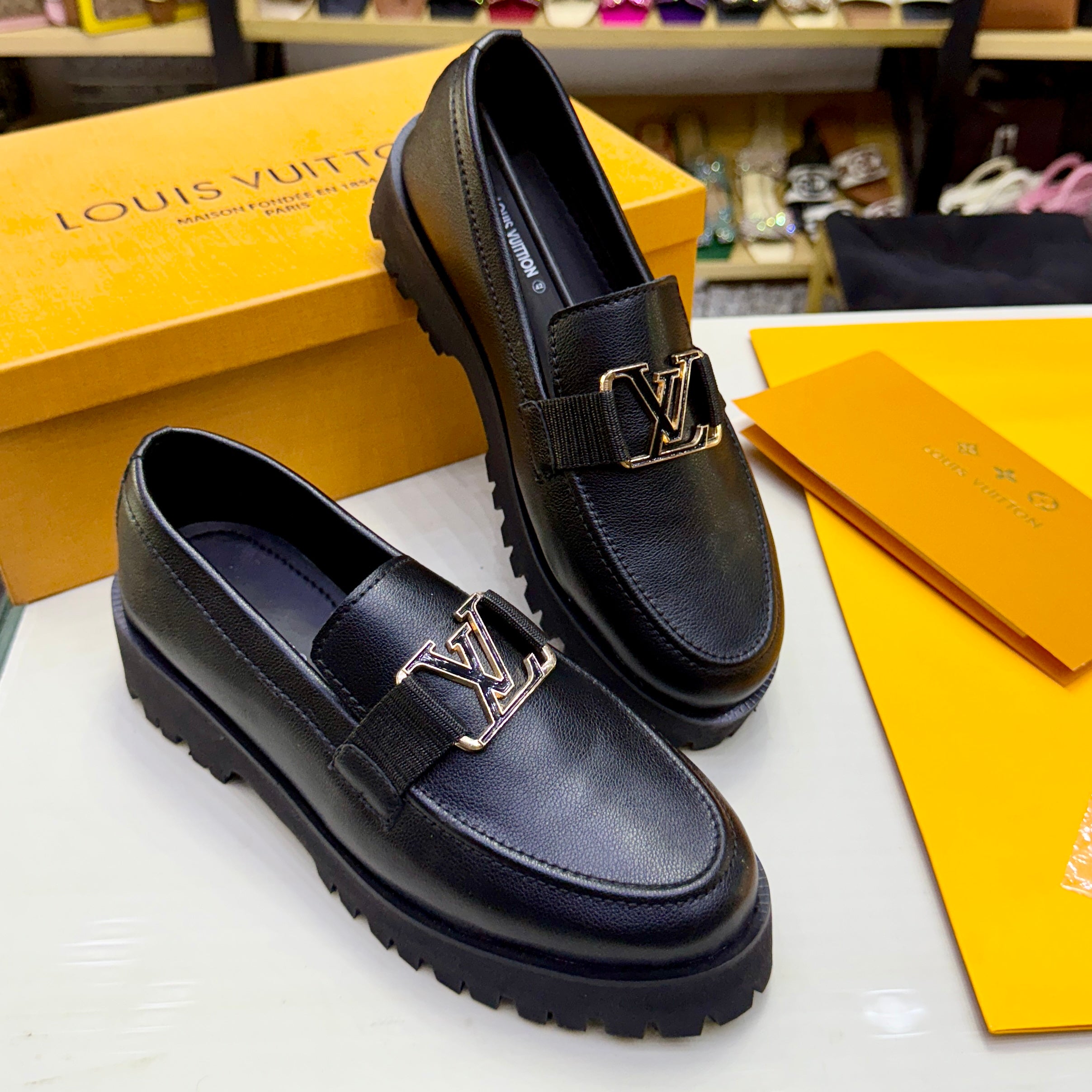 Gents Shoes LV BLACK