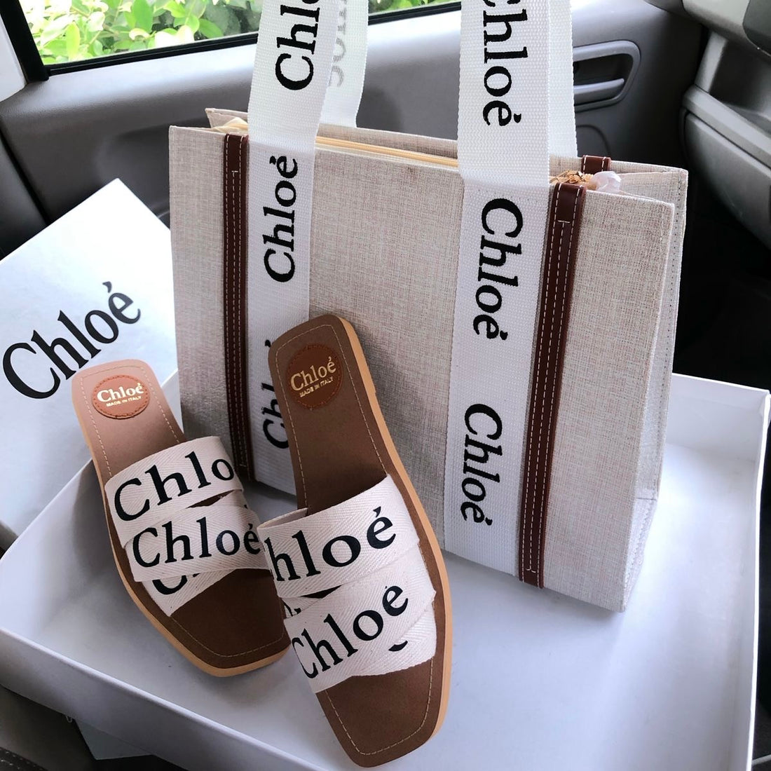 CHLOE WOODY COMBO BAG