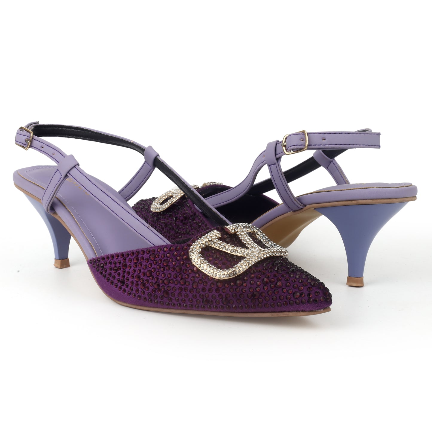 Z VALENTINO heel purple