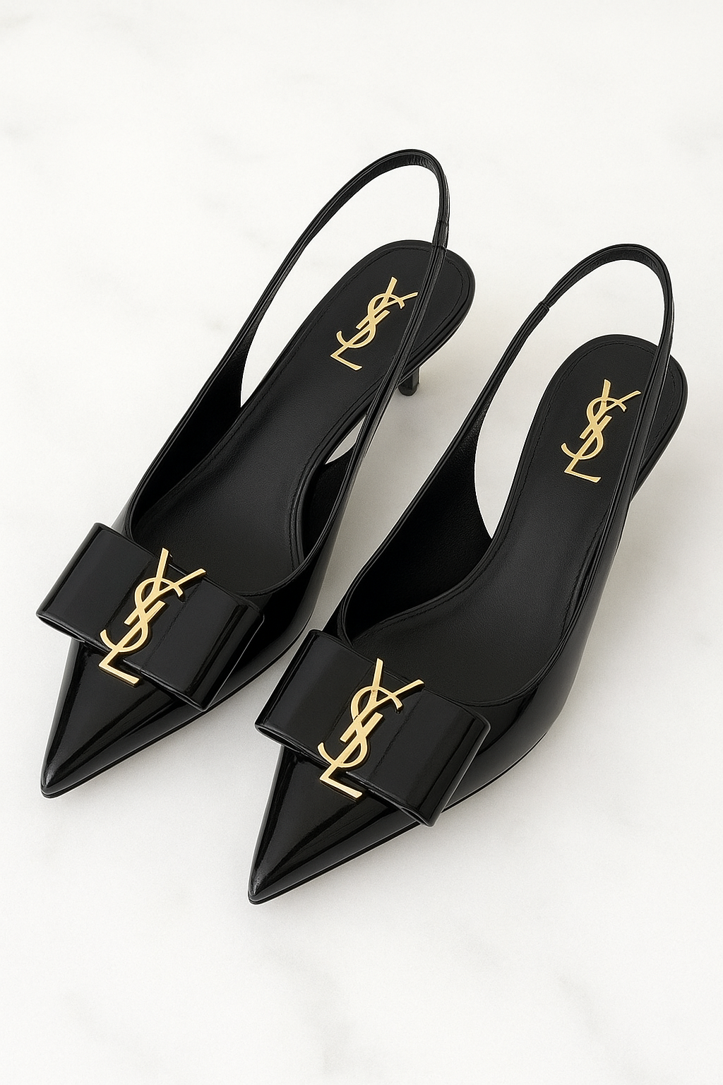 Crown mules Ysl