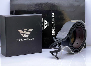 Armani Simple Buckle Belt For Men