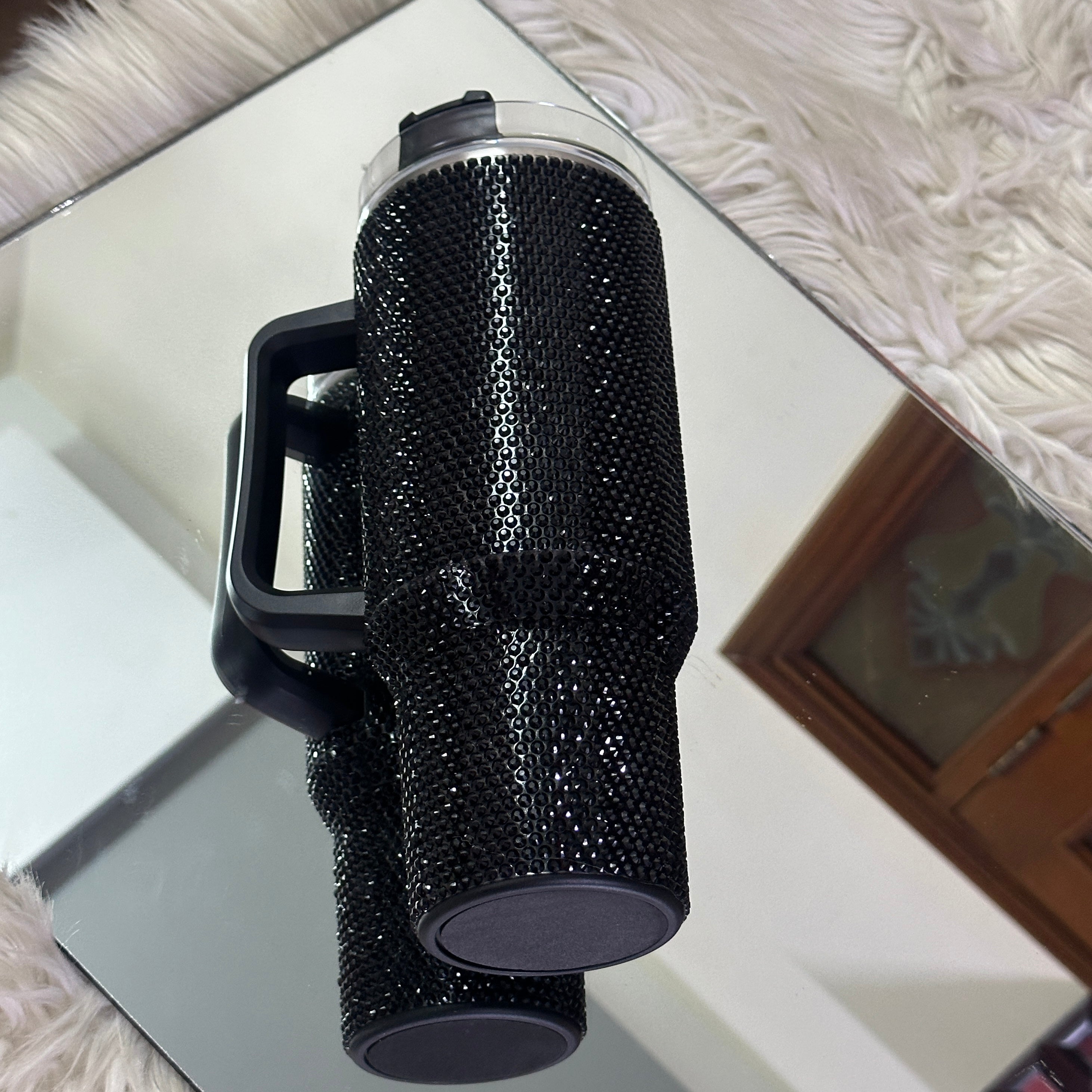 Diamond-Design Insulated Tumbler