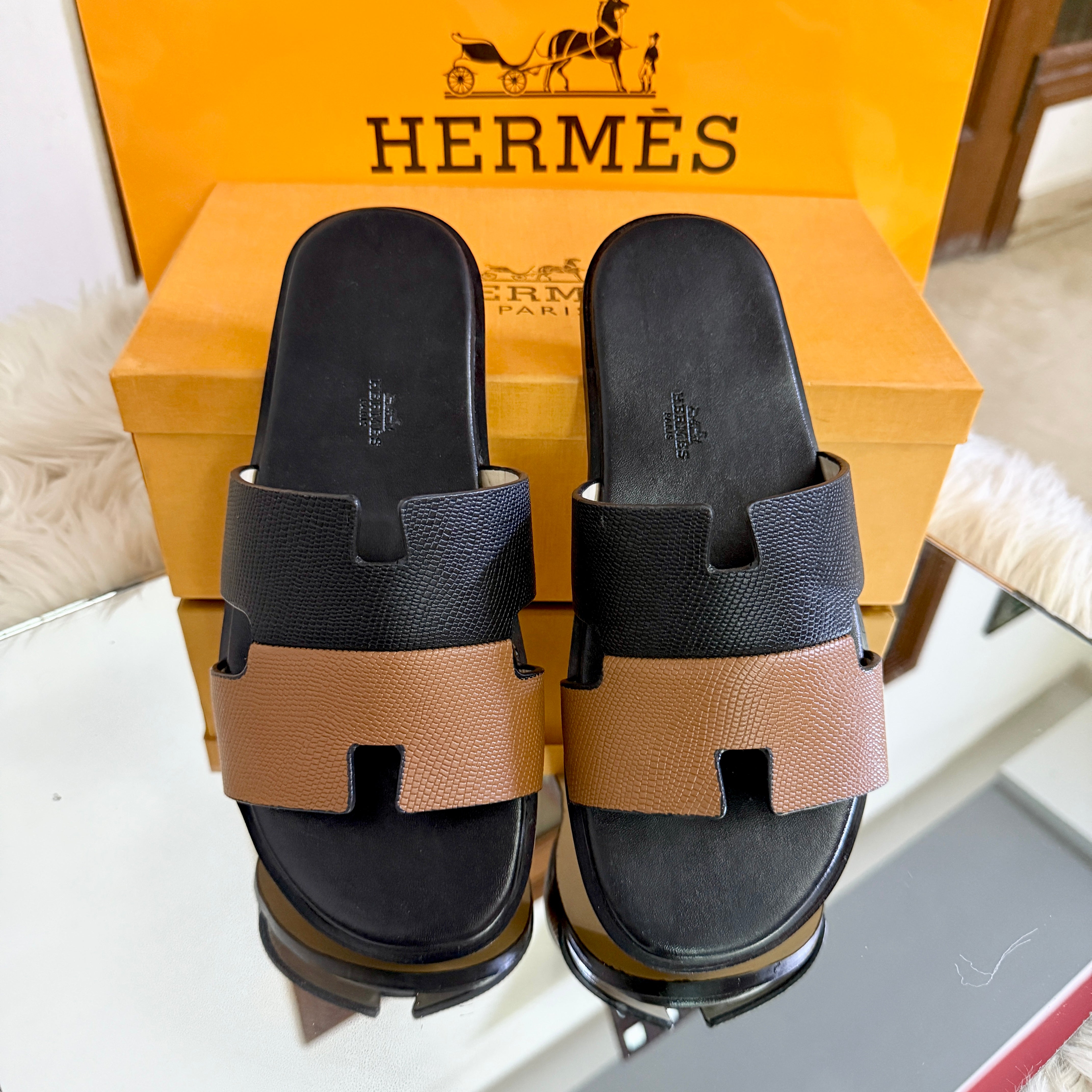 Hermes Men's Prime Slippers