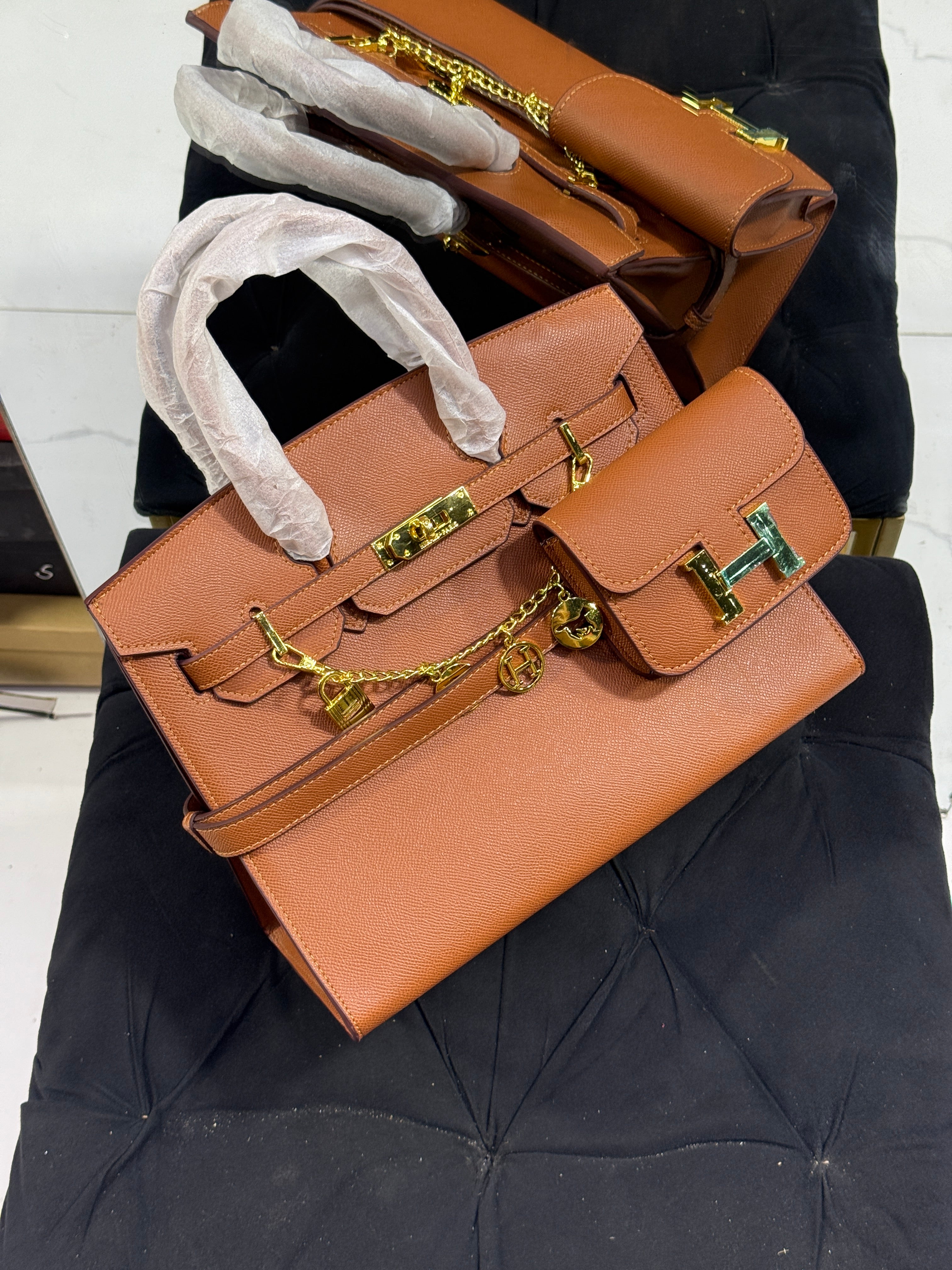 Leather bag Herms