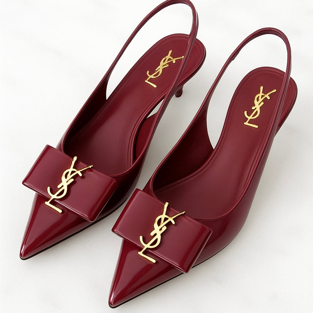 Crown mules Ysl