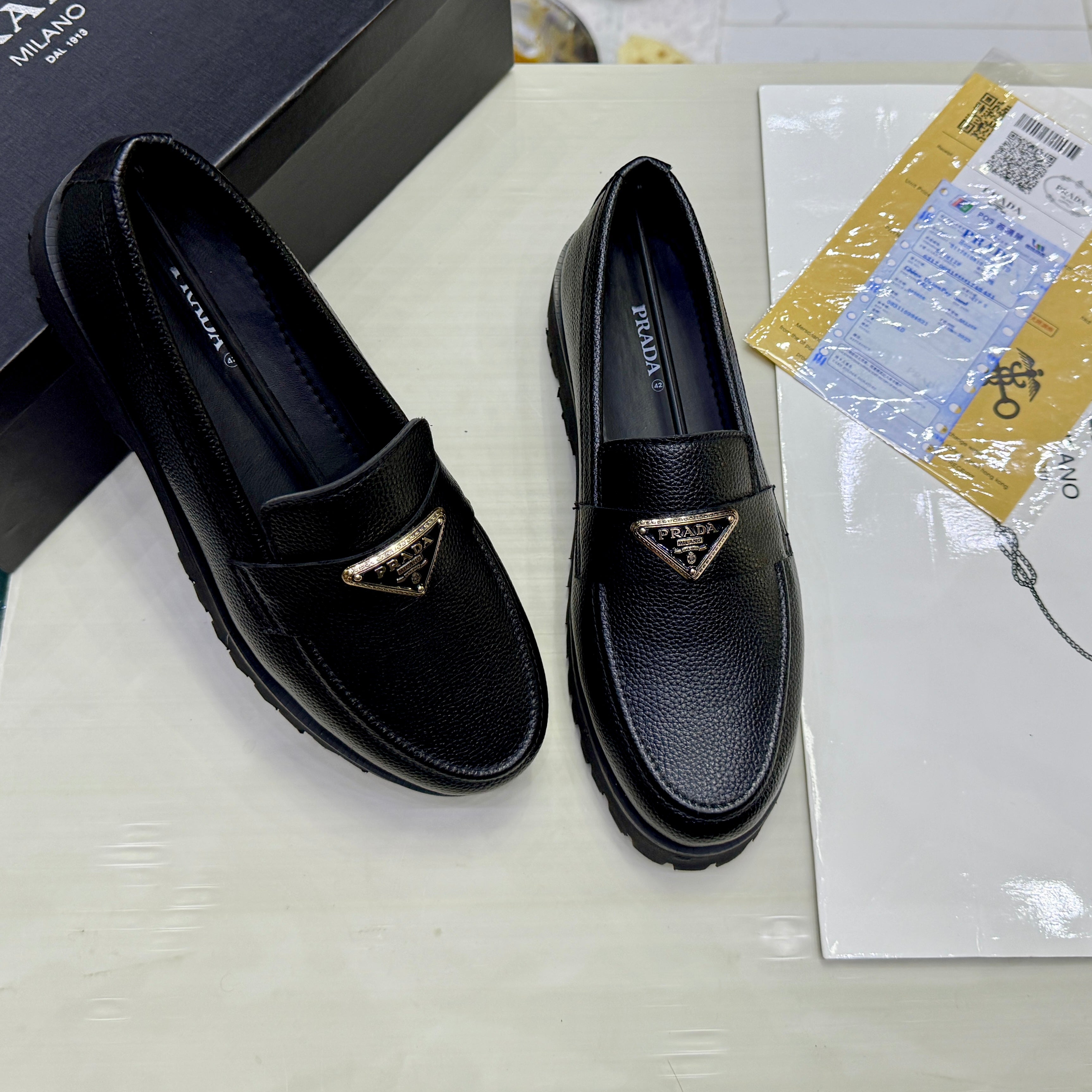 Gents Shoes prada BLACK