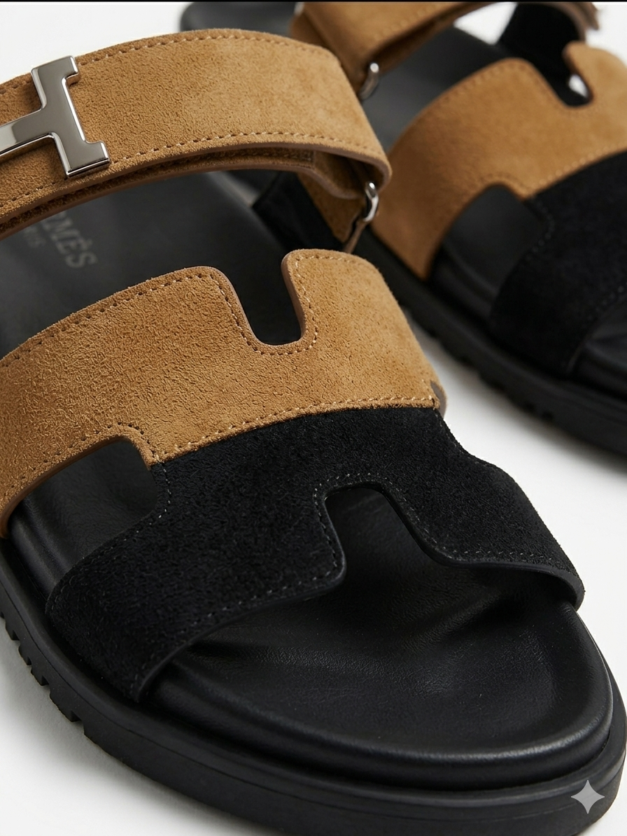 Hermes Mens Comfortable Slipper