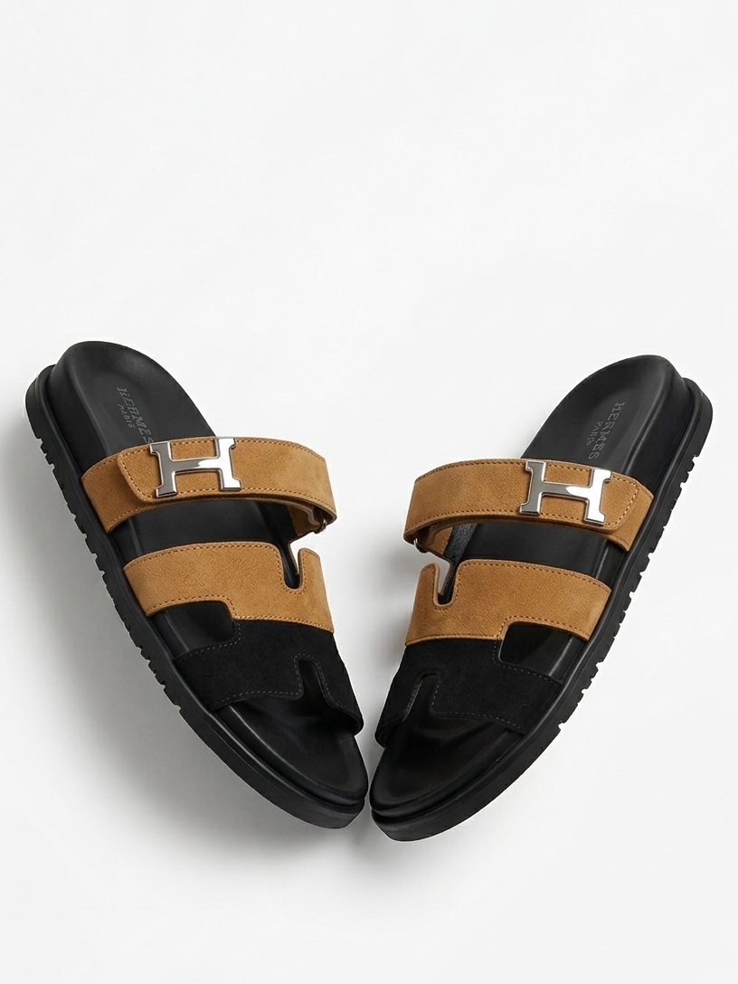 Hermes Mens Comfortable Slipper