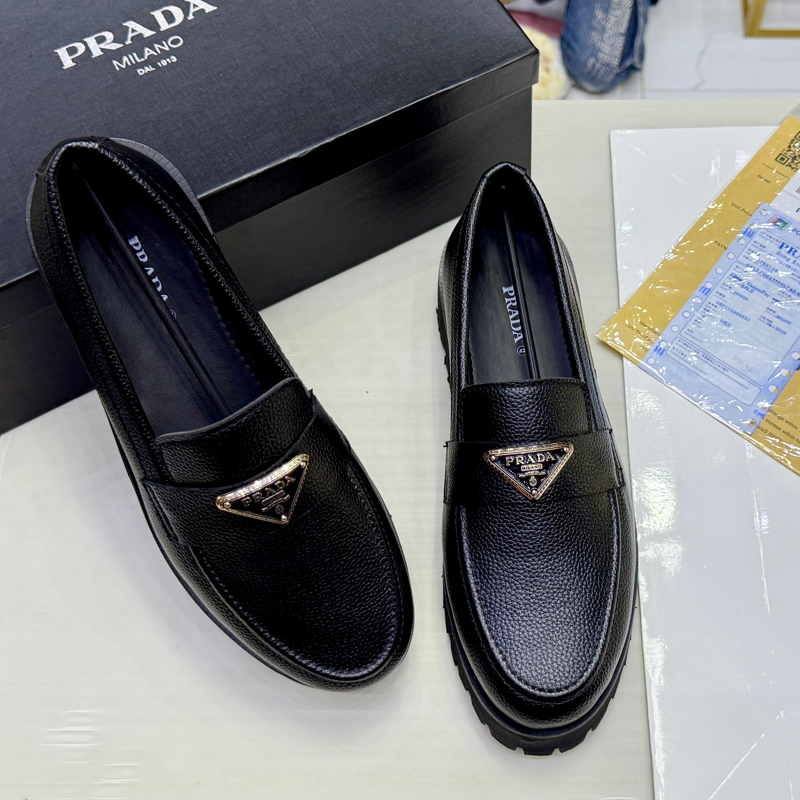 Gents Shoes prada BLACK