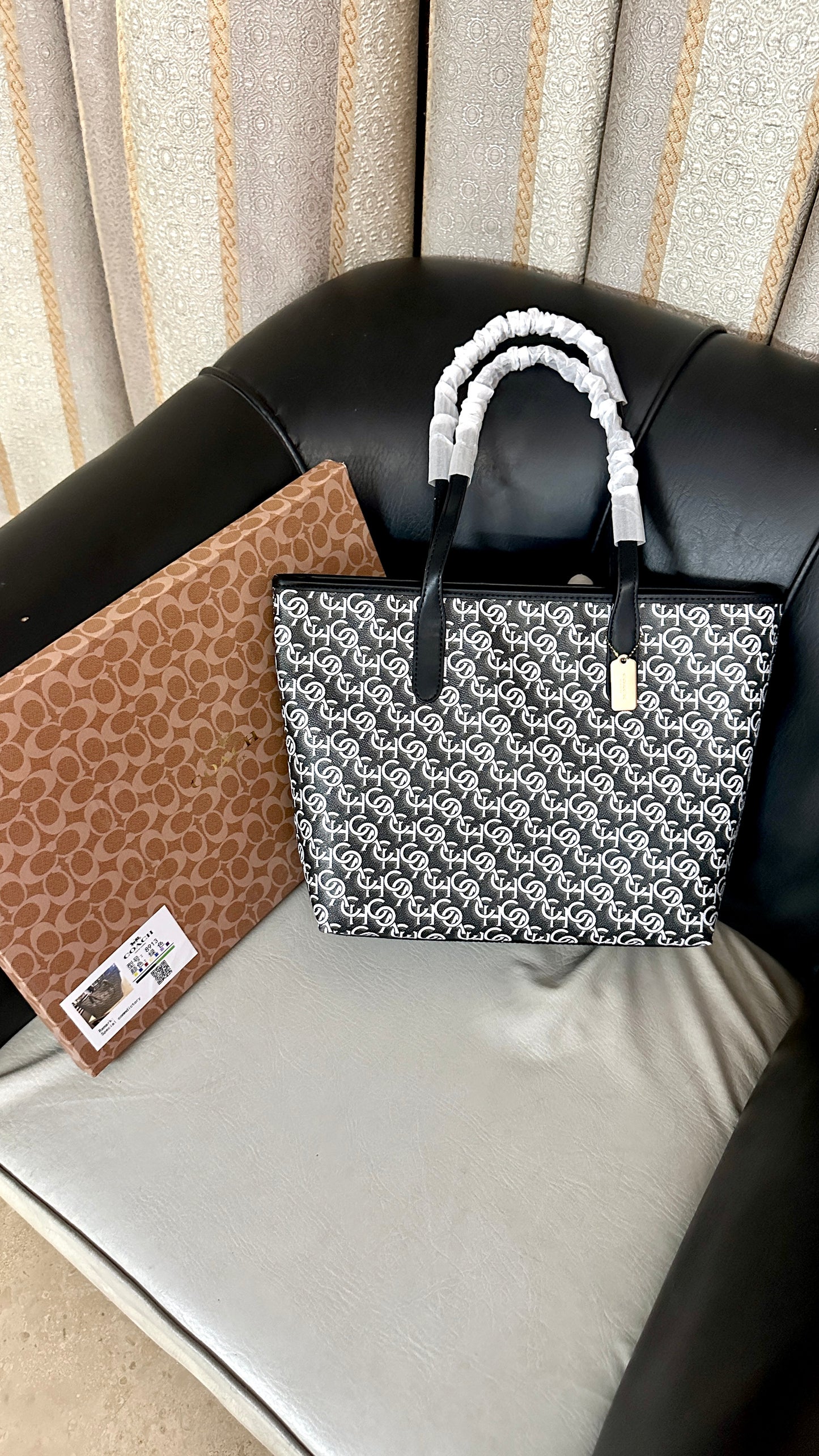 Tote with box