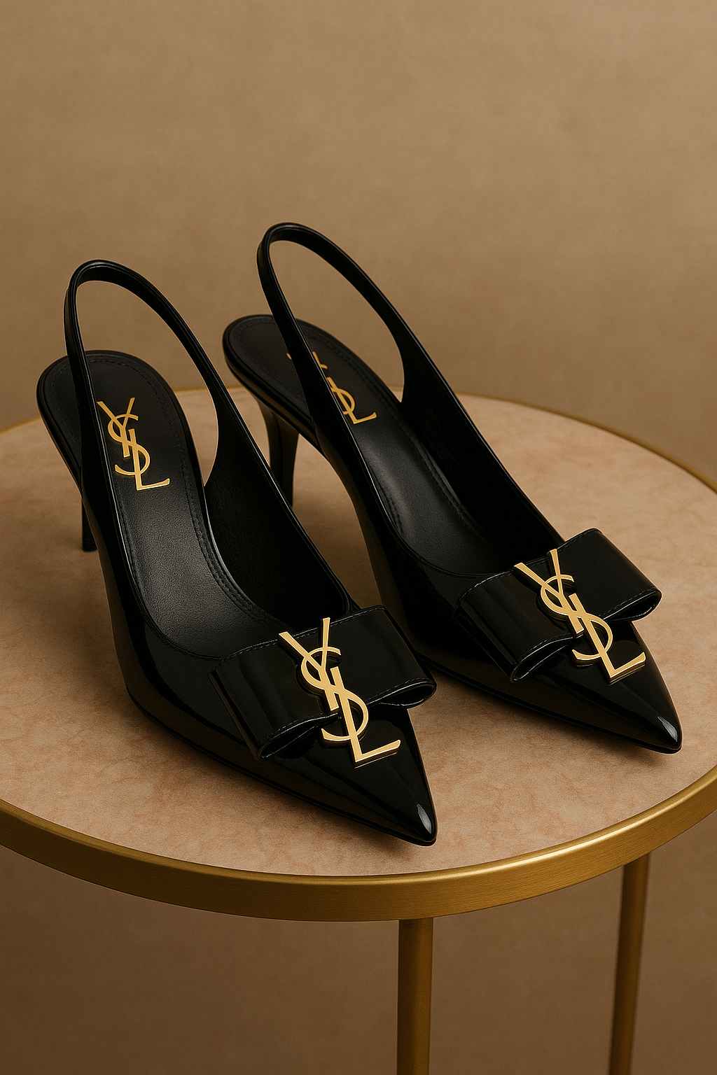 Crown mules Ysl