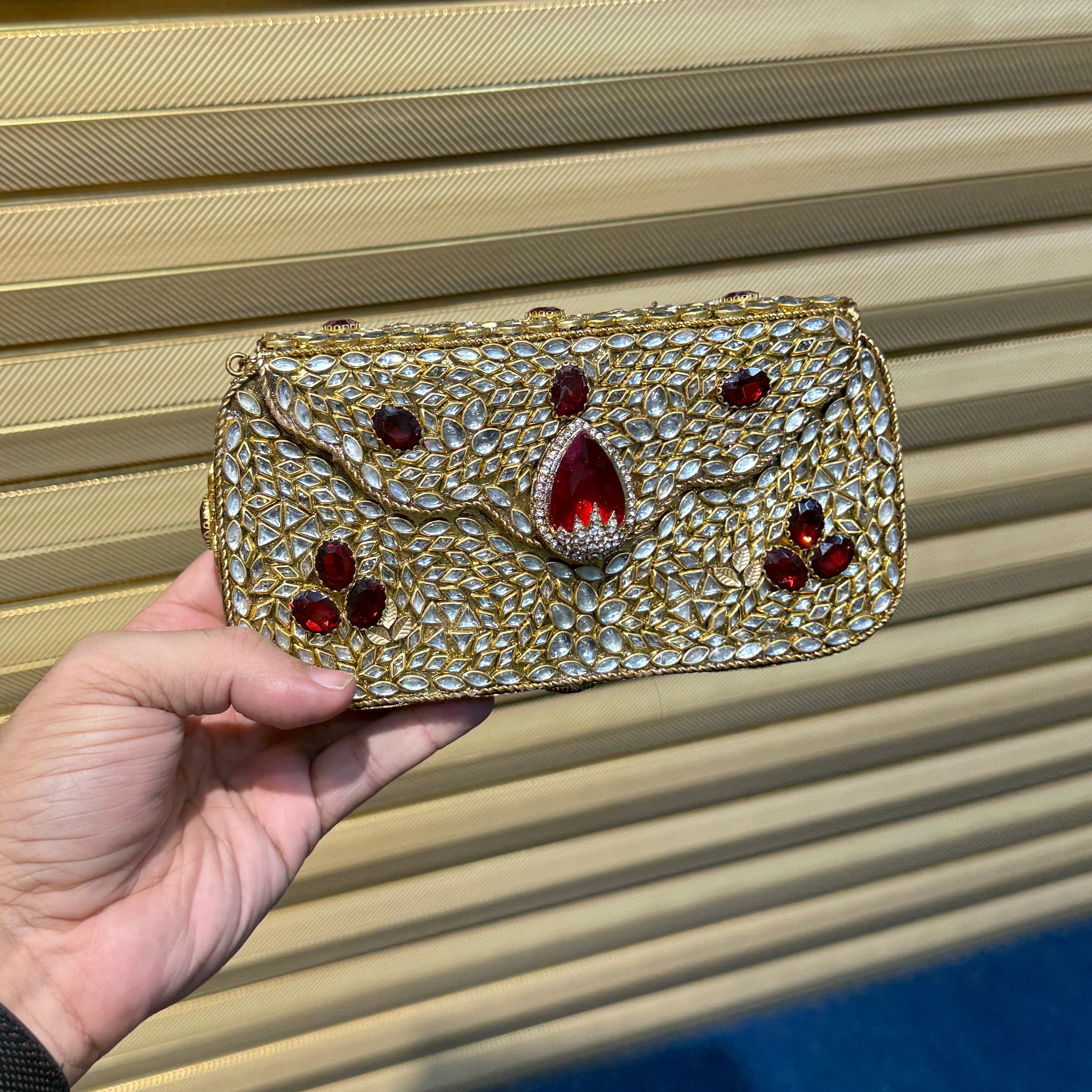 Kundan Bridal Clutch