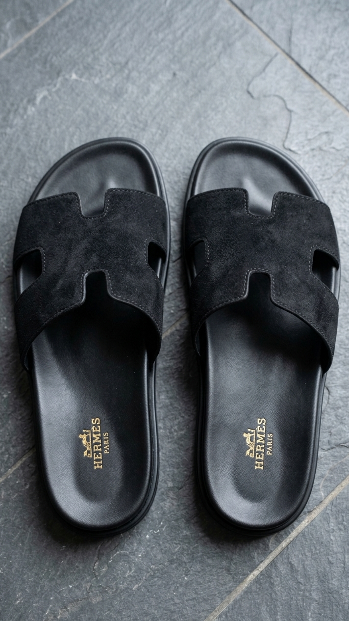 Hermes Black Valvet Medicated Mens