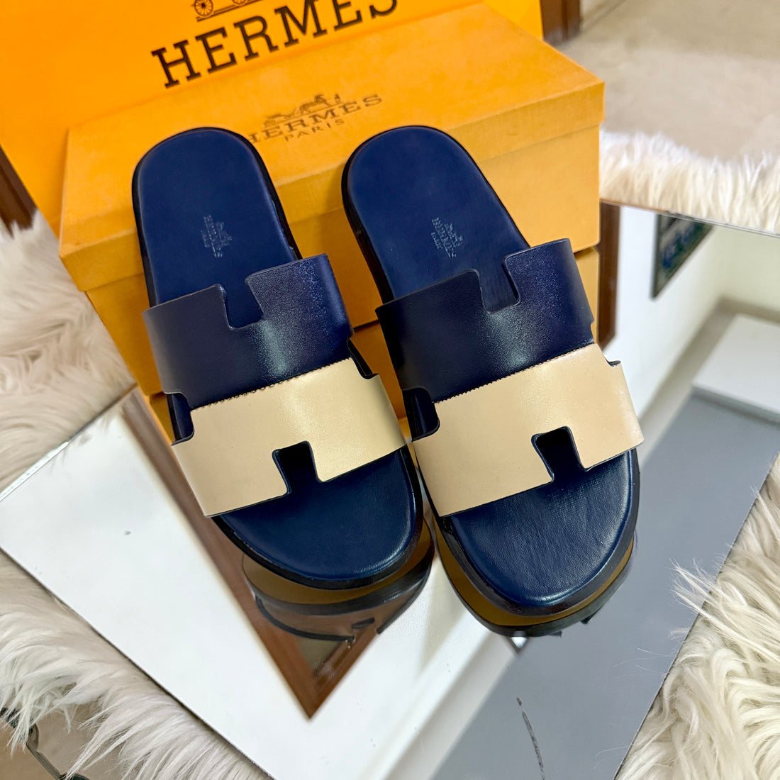 Hermes Men's Prime Slippers