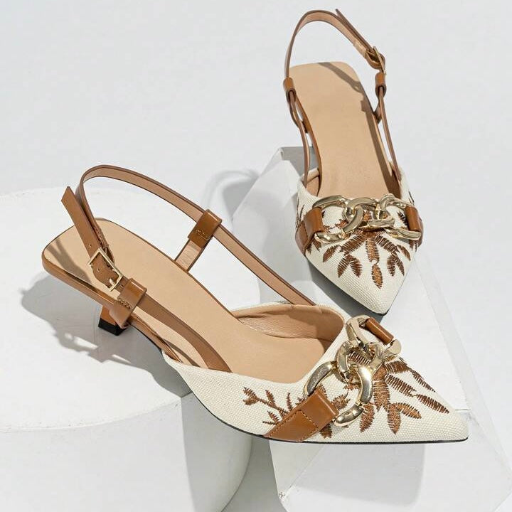 FLORAL EMBROIDERED CHAIN7