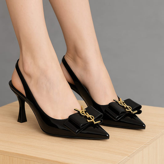 Crown mules Ysl