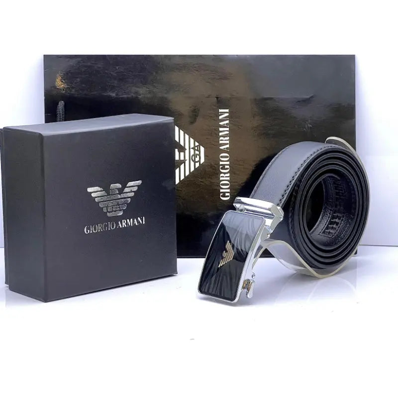 Armani Simple Buckle Belt For Men