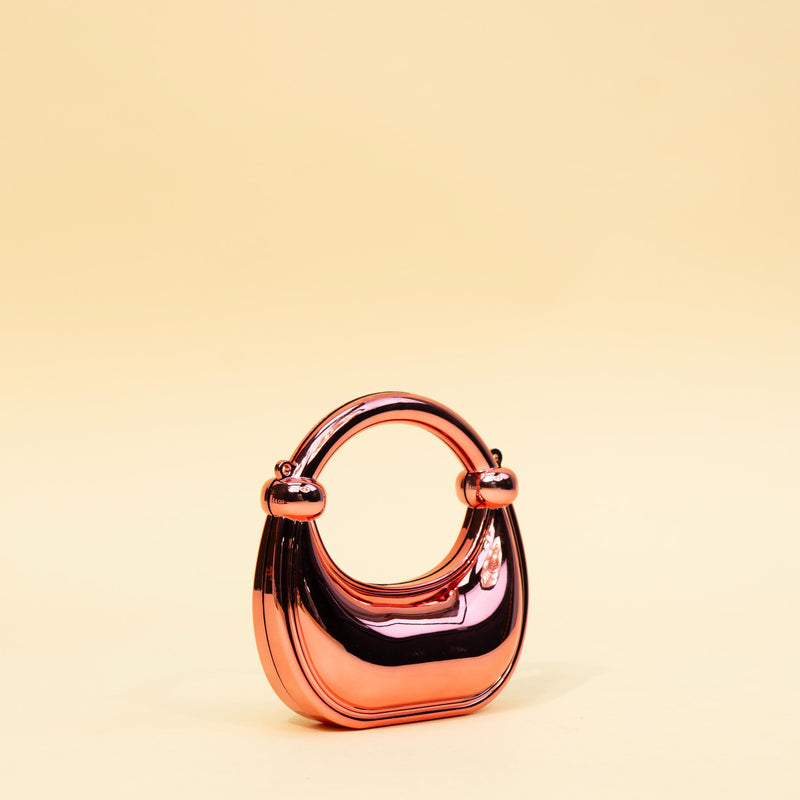 Acrylic Mini Clutch - ROSE GOLD