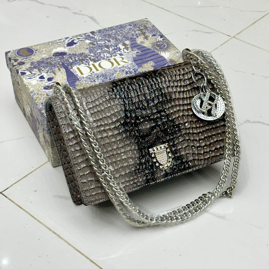 Dior cross body grey