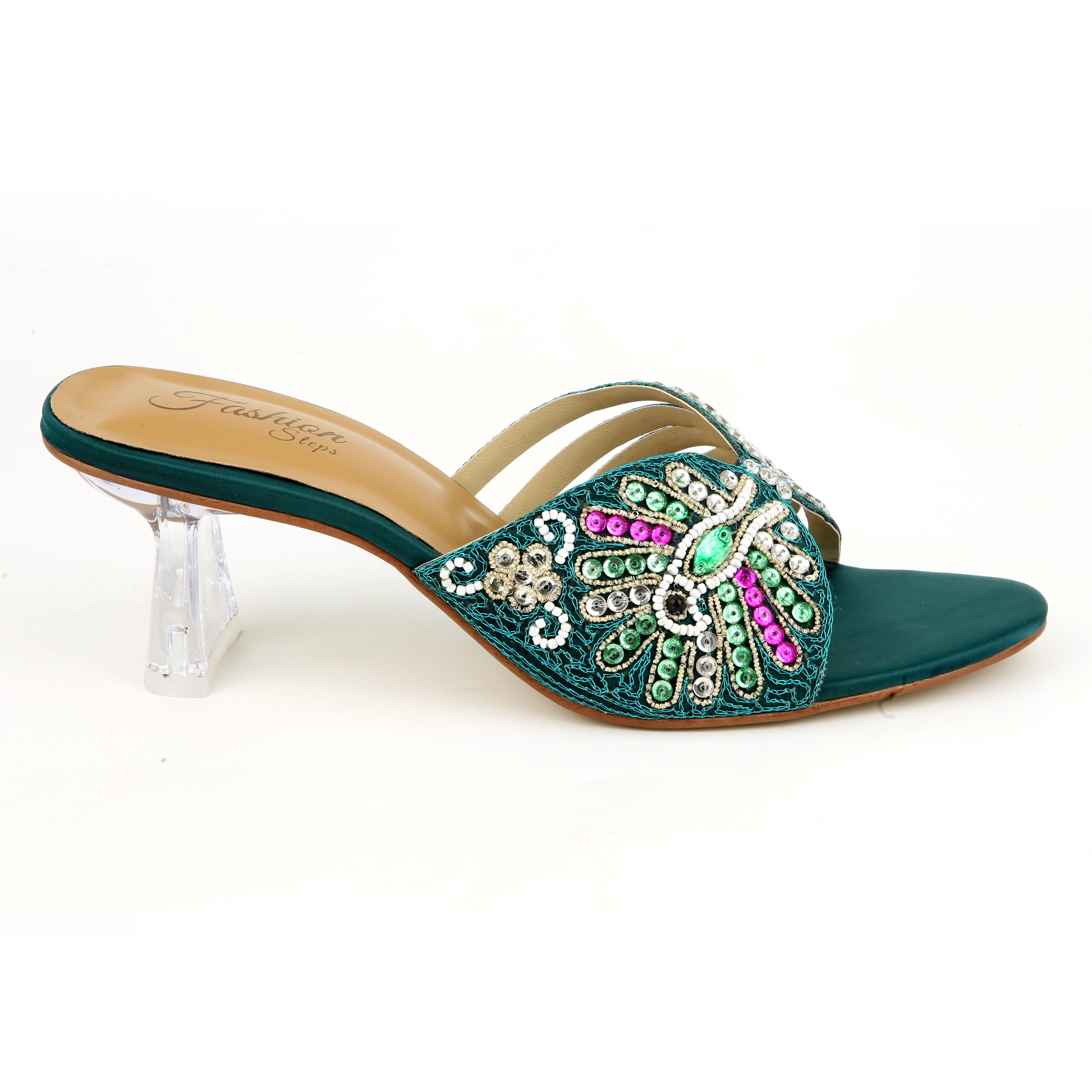 Fashionstep embroidery heel