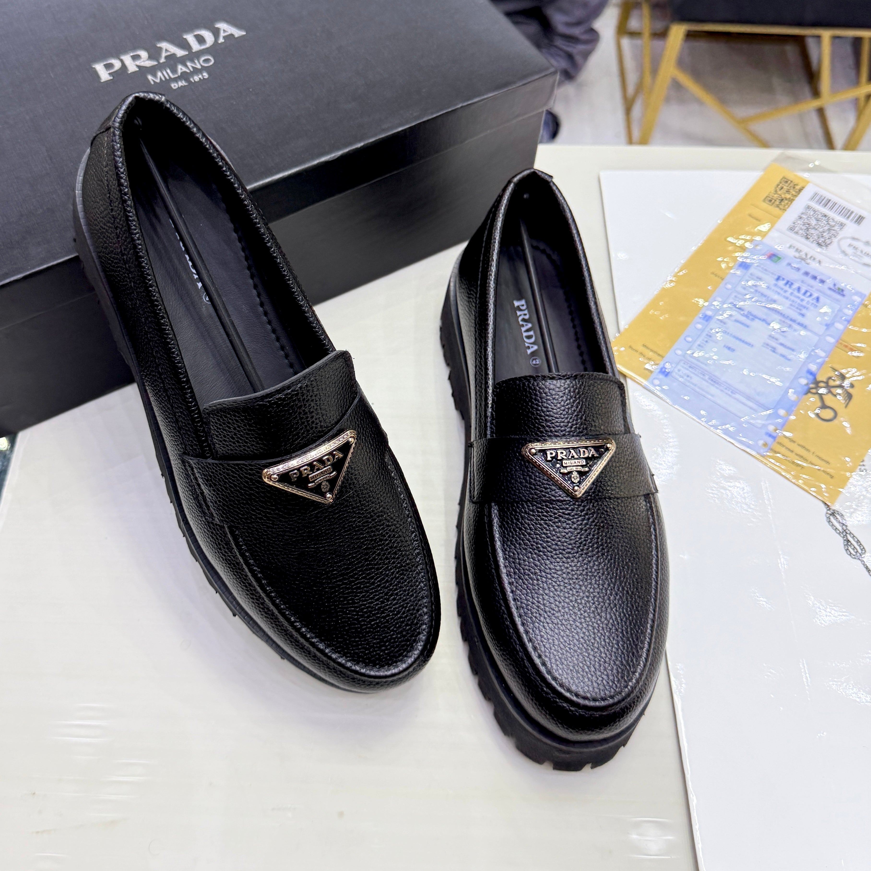 Gents Shoes prada BLACK