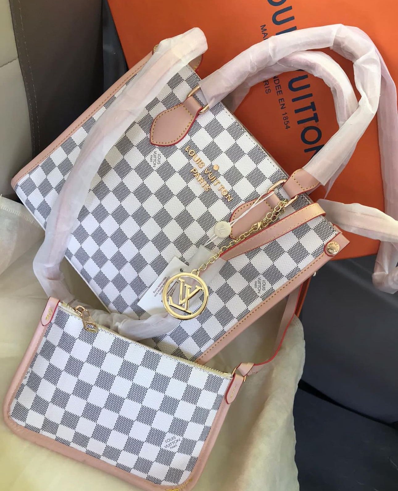 Louis Vuitton bag white