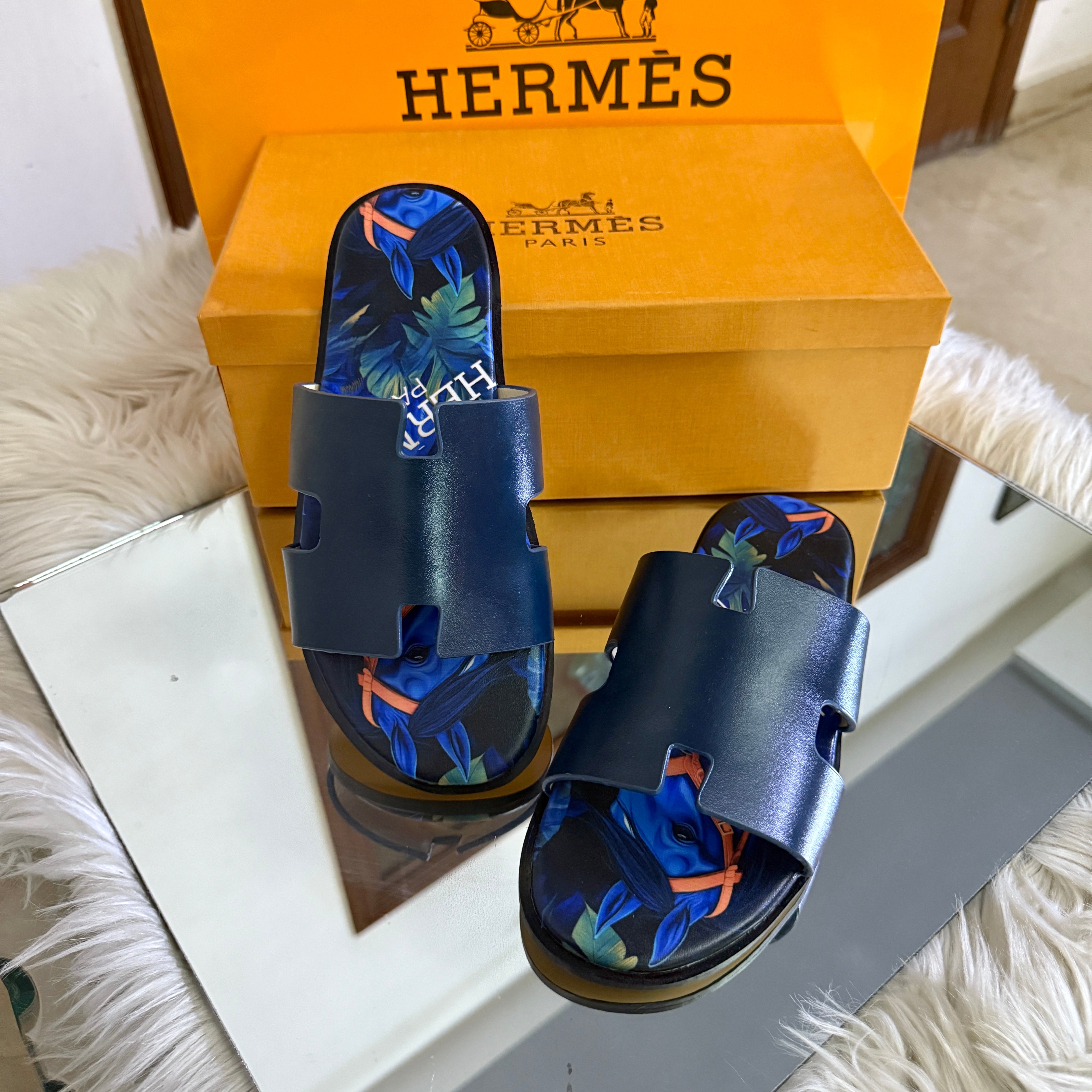 Hermes Men's Prime Slippers