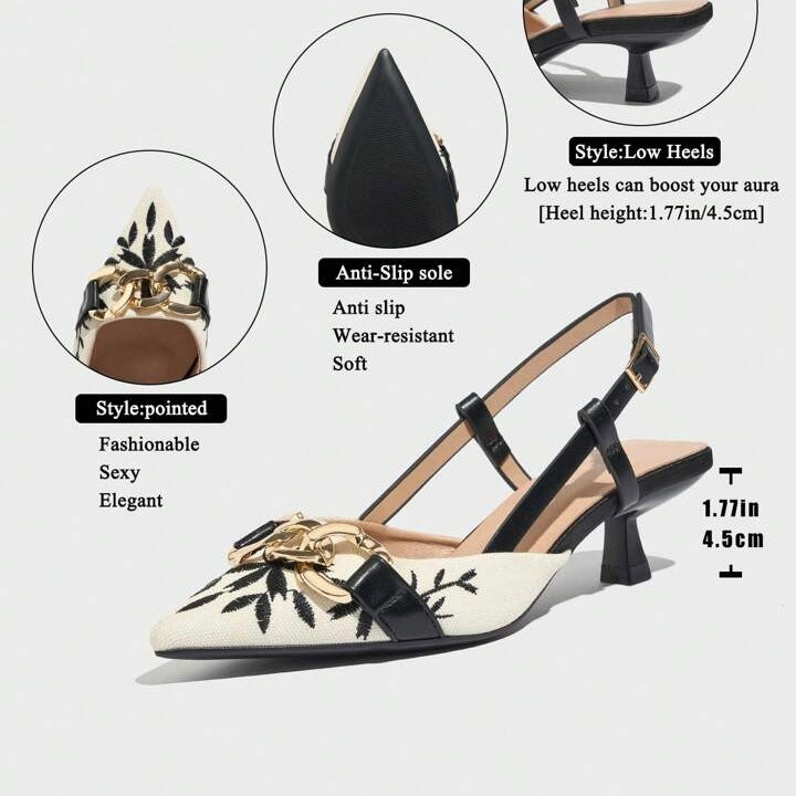 FLORAL EMBROIDERED CHAIN7