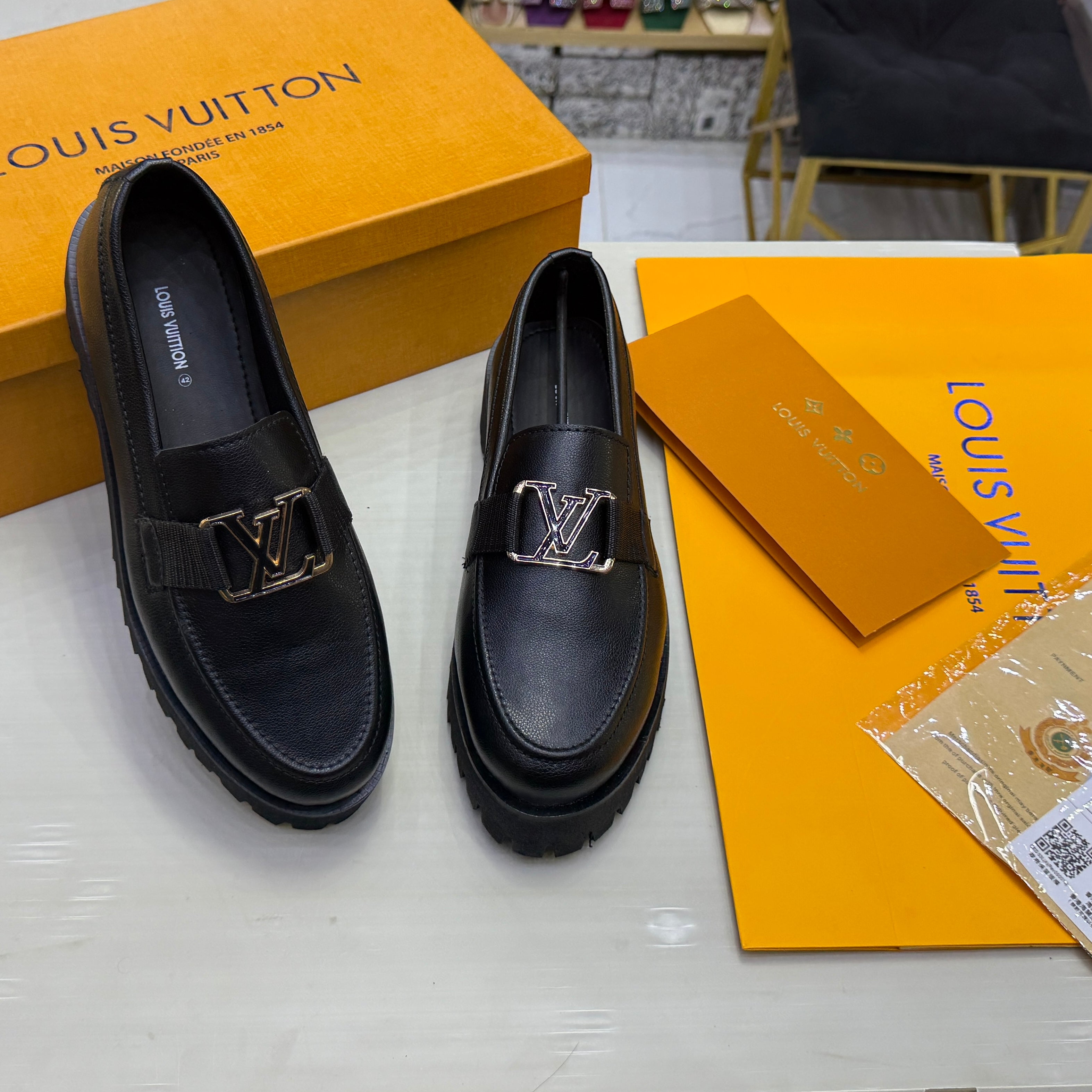 Gents Shoes LV BLACK