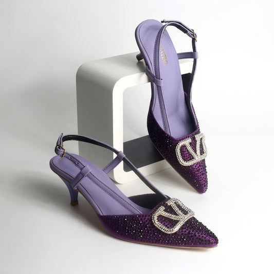 Z VALENTINO heel purple