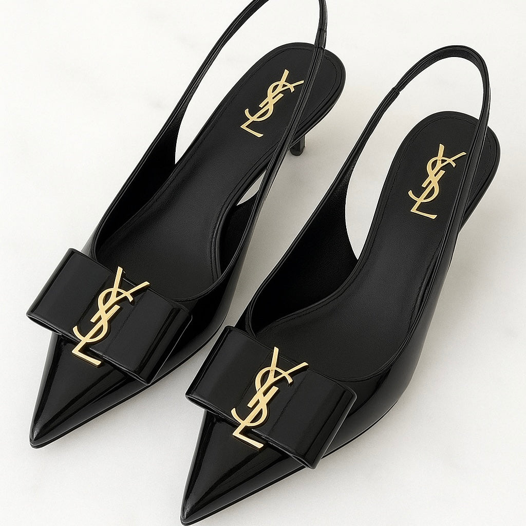 Crown mules Ysl