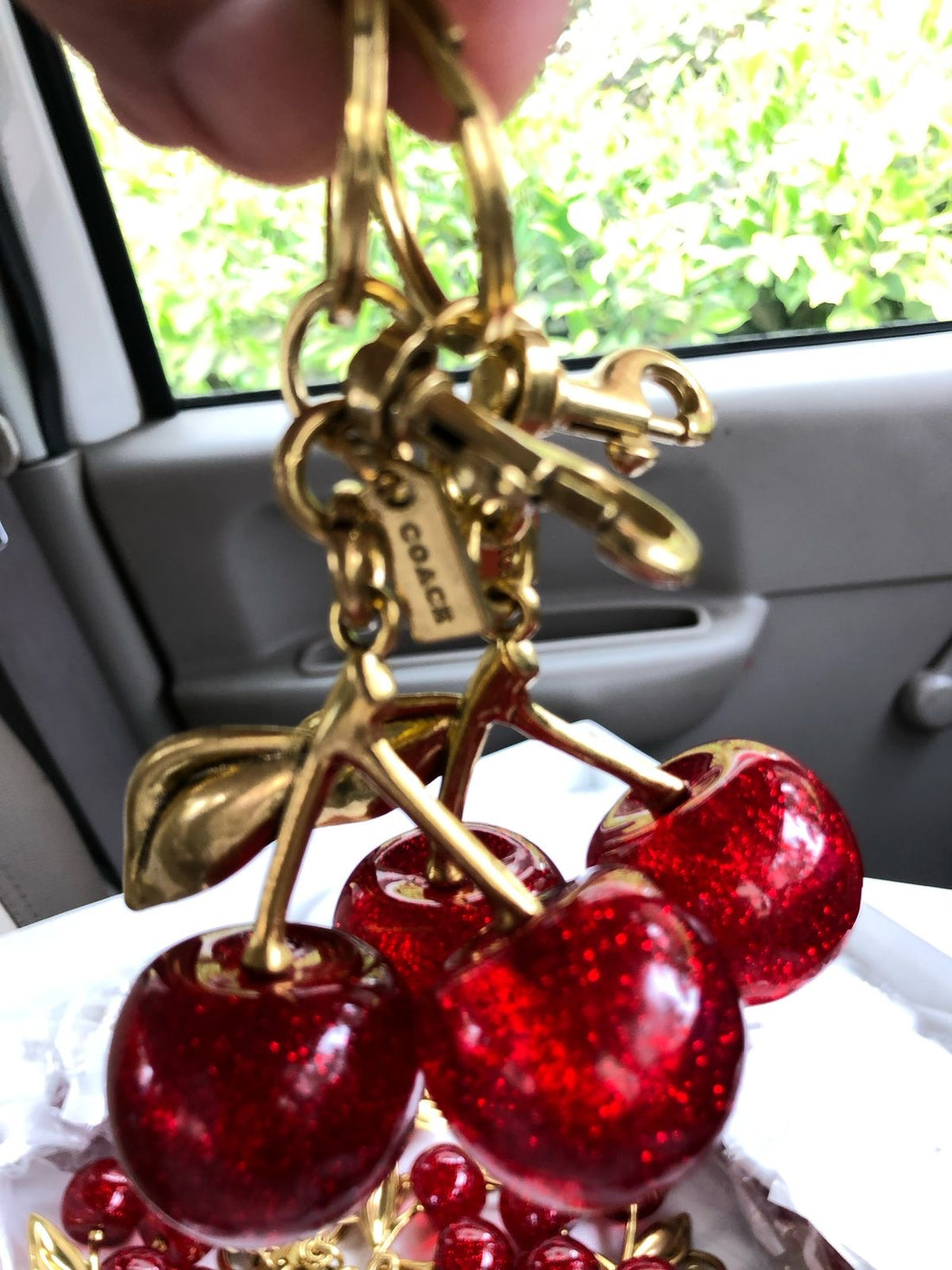 Cherry Bag Charm