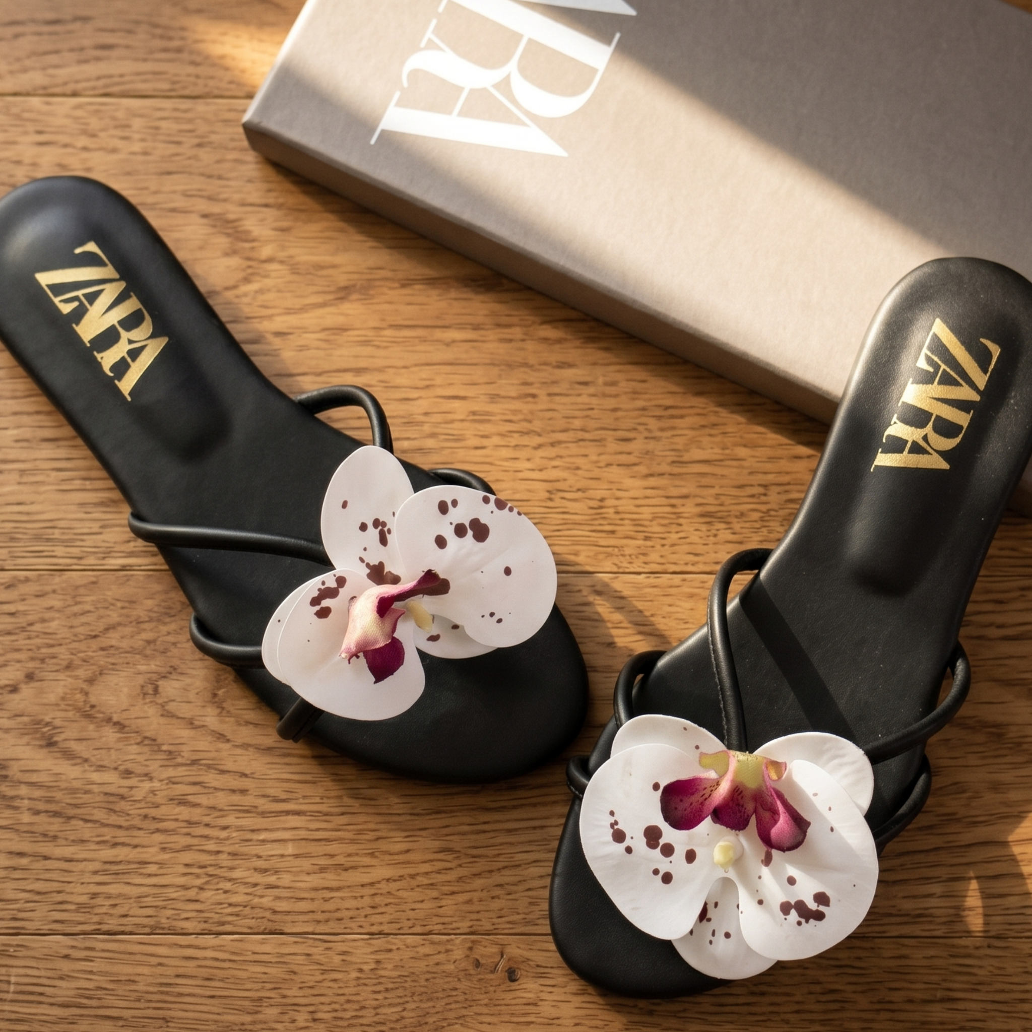 Roes Flower Flat (Black)
