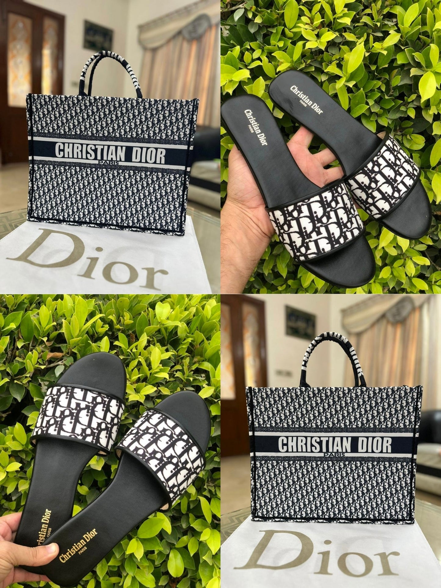 Dior combo slipper&bag - ZAWJ