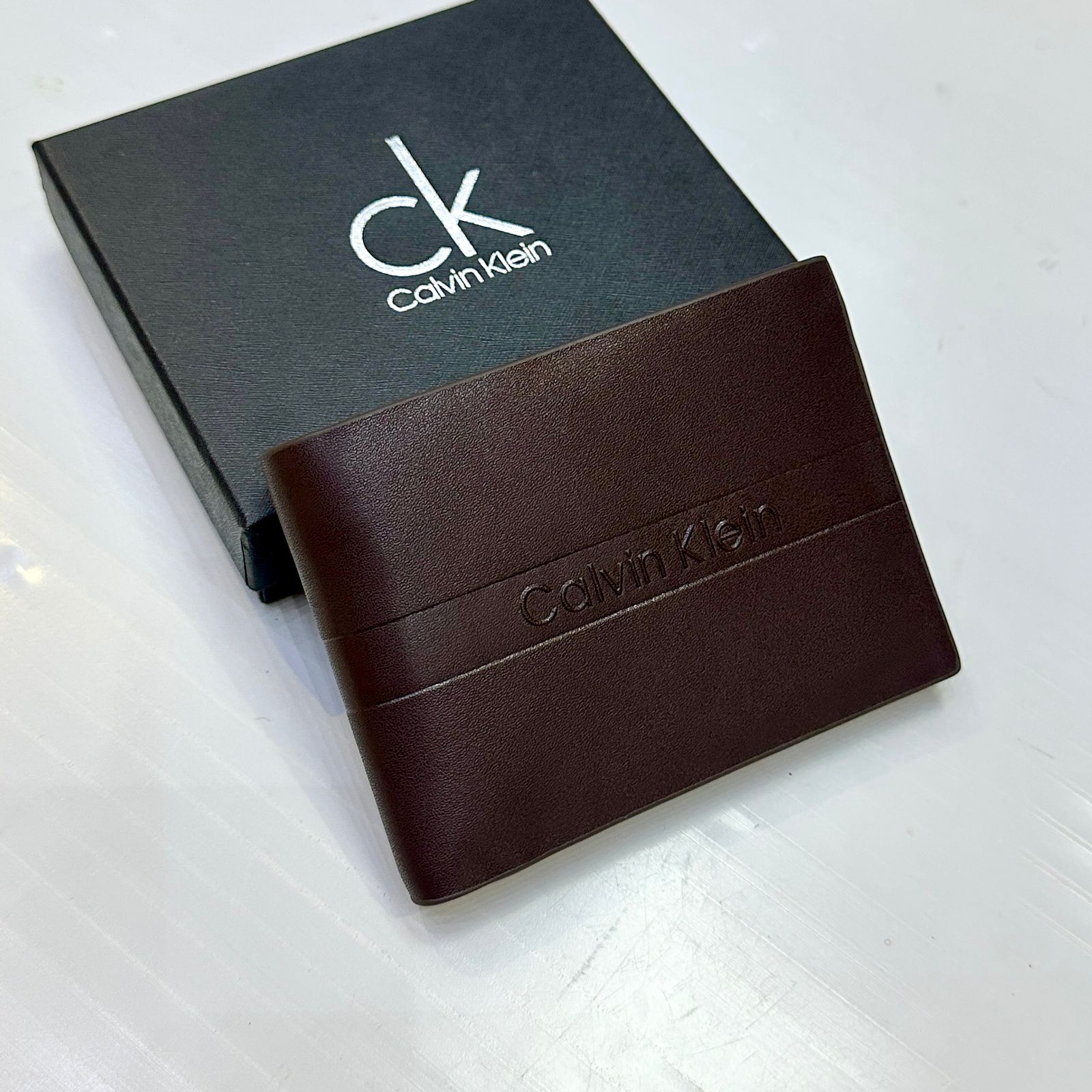 Ck Men's Wallet (Brown)