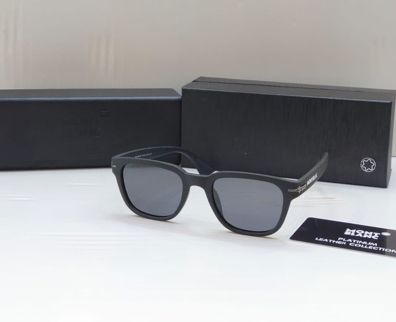 Mont Blanc Classic Black Sunglasses