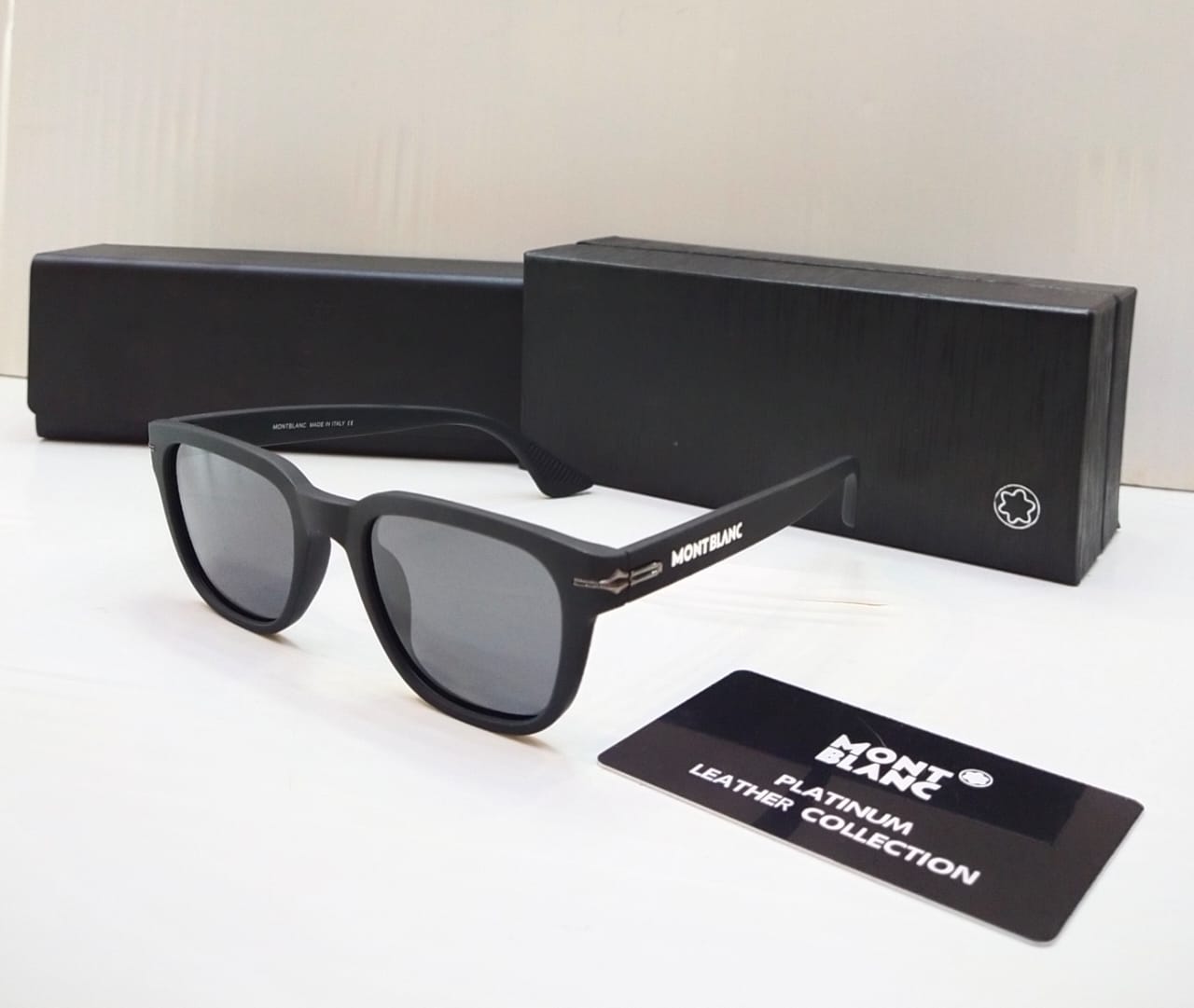 Mont Blanc Classic Black Sunglasses