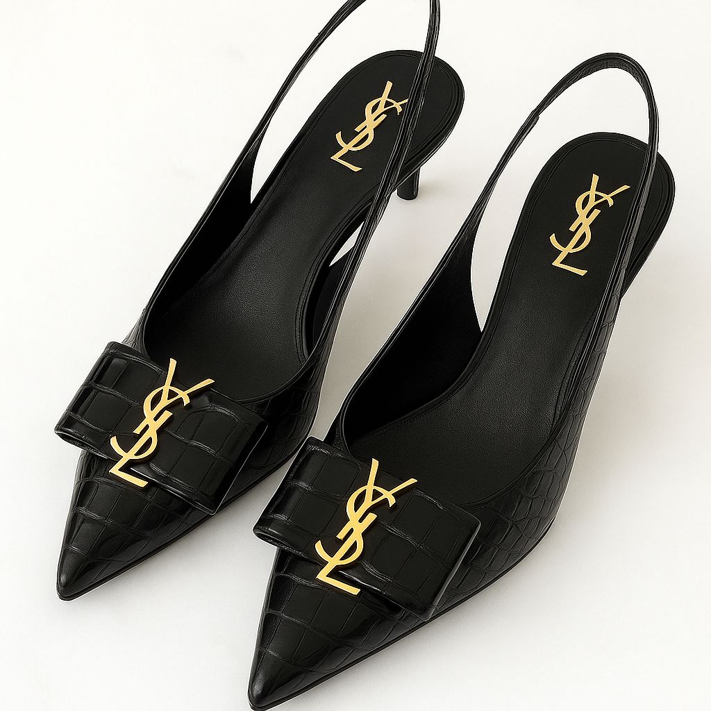 Crown mules Ysl